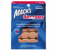 Mack's Snoozers Silicone Putty 22db 6 pairs Earplugs for Sleeping