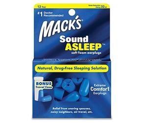 MACK'S SoundAsleep Soft Foam Earplugs (12 Pairs)