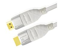 Mackuna Flex 3M HDMI Flexible Cable Adjustable Swivel & Rotating 24K Gold (v2.0/1.4a 21Gbps) 1080p, 4k, 3D, PS4, XBOX ONE, DVD, Blu-ray, SKY HD, VIRGIN BOX, UHD, FULL HD LCD, ARC, TrueHD Audio