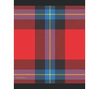 Maclaine of Lochbuie Clan Tartan Composition Notebook • Journal • Guest Book • Diary • 70 sheets • 140 numbered pages • College Rule • 8 x 10 inches