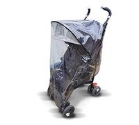 Maclaren Quest Rain Cover - Clear PVC Pushchair Raincover, Waterproof Weather Shield, Replacement Stroller Cover, Made in UK