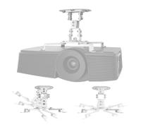 Maclean ceiling mount for projectors, load capacity 13.5 kg (White) | Steel, rotation ±180°, tilt ±15°, distance 54-320 mm, distance to the ceiling 150 mm