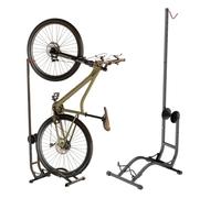 Maclean Freestanding Bike Rack | Load Capacity 35kg Vertical & Horizontal Storage Height Adjustable Steel Construction | Garage Basement Workshop Home