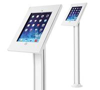 Maclean Lockable Tablet Desk Mount Stand Secure Anti Theft Holder Universal Desk Tablet Stand for Public Displays Lock Anti Theft iPad Samsung (MC-678)