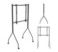 Maclean MC-180 B TV Floor Stand on Wheels 37-80" 50kg Black