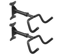 Maclean MC-431 Wall Bike Hooks 2-Pack Steel Foldable Bike Wall Mount 30kg