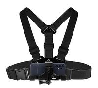 Maclean MC-445 Smartphone Chest Harness Strap Camera Mount 1/4" Thread Holder Universal Adjustable 75-100mm Width 140-180mm Length