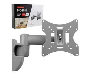 Maclean MC-502A TV Wall Mount Bracket LCD LED Plasma 3D 23-50'' up to 30kg max vesa 200x200 Silver