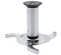 Maclean MC-515 Quality Ceiling Projector Mount Bracket Universal Silver Max 10KG Full Rotation