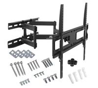 Maclean MC-762 LCD LED Plasma TV Bracket Double Arm Wall Mount 37-80 "Max. VESA 600x400 30kg 180 Degree Swivel Adjustable Wall Clearance