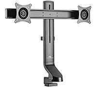Double Monitor Desk Mount Bracket For 2 Monitors Gaming 17" - 27" VESA Office UK