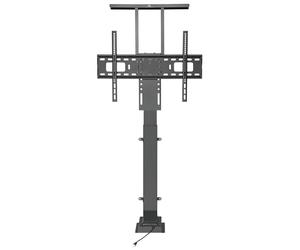 Maclean MC-866 Electric TV Lift Floor Ceiling Mount Bracket Universal Adjustable 37'' - 65" Remote Control 50kg VESA