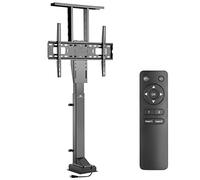 Maclean MC-866 Electric TV Wall Mount Bracket Universal Adjustable 37'' - 65" Remote Control 50kg VESA,Black