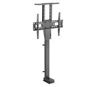Maclean MC-866T Smart Motorized Electric TV Lift Floor Mount Bracket with TUYA Mobile App, Alexa, Google Home for 37''-80'' TVs, max 60kg Capacity, Cabinet VESA