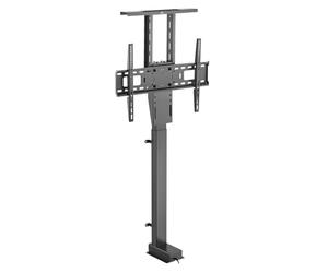 Maclean MC-866T Smart Motorized Electric TV Lift Floor Mount Bracket with TUYA Mobile App, Alexa, Google Home for 37''-80'' TVs, max 60kg Capacity, Cabinet VESA