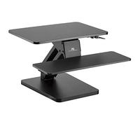 Laptop Monitor Desk Stand Keyboard Mouse Shelf Solid Base Sit-Stand Workstation