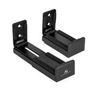 Maclean MC-932 Universal Soundbar Mount Wall Mount Bracket for Soundbar Speaker Box Fixing Adjustable Depth 90~154mm up to 15kg Brackets Pair