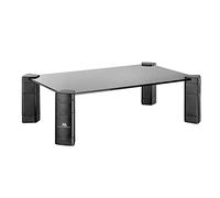 Maclean MC-934 Monitor Stand Height Adjustable Screen Stand Laptop Stand Tempered Glass Monitor Shelf Laptop Monitor Stand Up To Max. 20kg