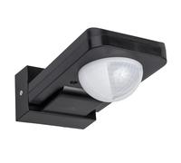Maclean MCE243 B Infrared motion sensor with twilight sensor 360° degree detection range up to 20m Sensor IP65 max 2000W (Black)