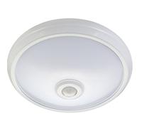 Maclean MCE131 Ceiling LED Lamp with PIR Motion Sensor, White, PIR 12.0 watts