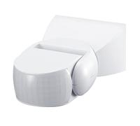 Maclean MCE201W Infrared Motion Sensor Pir Modern Range 12m White IP65 (12m 180° IP65 White)