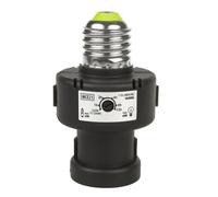 Maclean MCE21 Automatic Light Bulb Holder Dusk Dawn Sensor Detection Security Lamp E27 60 100W