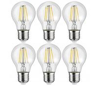 Maclean MCE268, Filament LED Bulb E27, 8W, 230V, WW Warm White 3000K, 1055lm, Retro Edison Decorative, Set of 6