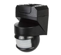 Maclean MCE295 Infrared Motion Sensor 180 ° + 360 ° Motion Detector With Twilight Sensor Up To 12m Range IP5 (Black)
