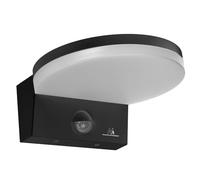 Maclean MCE344 B Motion Sensor LED lamp. Featuring a PIR Motion Sensor, it emits a Neutral White Light (4000K) with 15W Power and 1560lm Brightness. Rated IP65