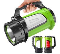 Maclean MCE345 3in1 Rechargeable LED Flashlight Search Light Hand Held Powerbank Function 3 Modes 5W XM-L-T6 Cold White 6500K 3.7V 3x18650 4500mAh