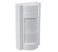 Maclean MCE385 PIR Motion Detector with Range up to 12m for Outdoor Use, Infrared, Does not Detect Animals under 20 kg, Twilight Sensor, up to 1200W, IP65 White