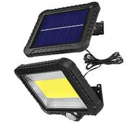 Maclean Energy MCE438 Solar LED Floodlight with motion sensor, IP44, 5W, 400lm, 6000K cold white, lithium battery 1300 m