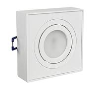 Maclean MCE464 W Ceiling Lighting Fixture Recessed Luminaire Installation Frame GU10 MR16 LED Halogen