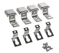 Maclean MCE546 Z-Bracket Mounting Set for LED Panel Mounting Set Ceiling Mounting Installation Kit Fastening Material (Z-Bracket Assembly Set)