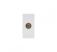 Maclean MCE726W Cable TV Outlet Modular Wall Outlet Without Frame Flush Mount (TV Outlet, White)