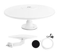Maclean MCTV-104 Active Omnidirectional DVB-T2 Antenna 360° with LTE Filter, USB Power Supply, Compact Weatherproof Model for Motorhome, Caravan, Truck and Yacht