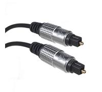Maclean MCTV-454 Optical Digital Audio Cable, T-T Toslink to Toslink, fibre optic cable, for Home Theater (15m)
