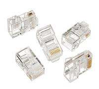 Maclean 100x RJ45 8P8C Modular End Plug Connector for Ethernet Network Cables