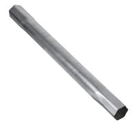 Maclean MCTV-931 Stackable Antenna Mast Pole TV Surveillance Sensor Heavy Duty Galvanized Steel with the Possibility of Extension Diameter 40mm Thickness 1.5mm Length 50 cm