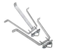 Maclean MCTV-934 2X Antenna Mast Pole Wall Mounting Bracket - 40cm up to Ø 71mm Antenna Mast Mount Holder for Satellite Dish