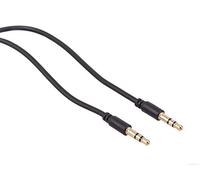 Maclean MCTV Gold Slimline Jack to Jack 3.5mm Cable Audio Lead Headphones Compatible with: PC iPod MP3 Smartphone iPhone (1.5M)
