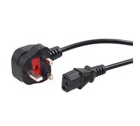 Maclean MCTV IEC Kettle Lead Power Cord Cable PC Mains Connector 1M, 1.5M, 3M, 5M Fused (1.5M)