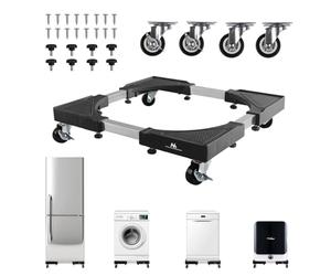 Maclean mobile washing machine stand, caster lock, 700-900mm wide, universal, up to 200kg, MC-119 B