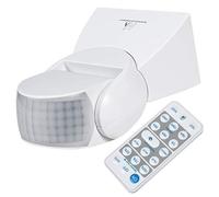 Maclean Motion Detector Light Switch, MCE241, Infrared, IP65, 180 ° Detection Angle, Up to 12m, Remote Control, Weiß