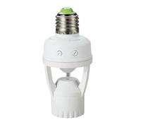 MACLEAN PIR Sensor MCE24 Automatic Light Bulb Holder Dusk Dawn Sensor Detection Security Lamp E27 60W