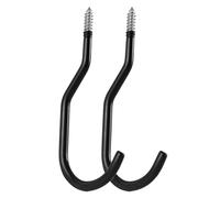 Maclean Set of 2 Ceiling Hooks, for Ladder, Bicycle, Garden Hose, Steel, max Load 10kg/Handle, MC-485