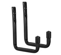 Maclean Set of 2 Wall mounts, for Tires, Wheels, Ladder, Bicycle, Steel, max. Load 22kg/Handle, MC-488
