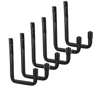 Maclean Set of Wall mounts, for Tires, Wheels, Ladder, Bicycle, Steel, max. Load 22kg/Handle, MC-488 (6)