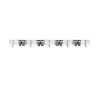 Maclean stainless steel wall bracket for garden tools