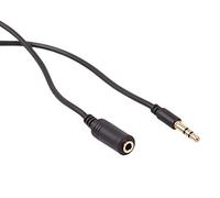 Maclean Standard Audio Stereo Jack 3.5mm Male to Female Extension Cable Adapter Lead (2M)